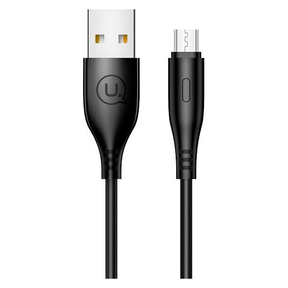 Kabel USB Usams USB-A - microUSB 1 m Czarny (SJ268USB01)