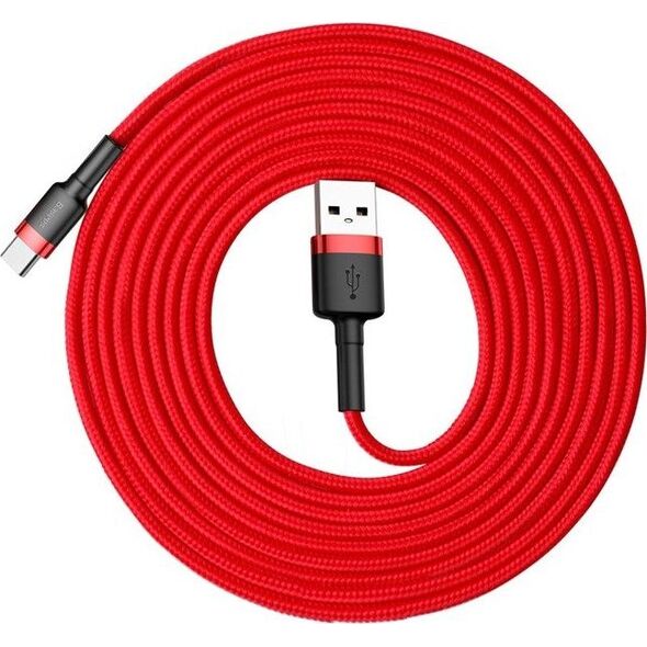 Kabel USB Baseus USB-A - USB-C 3 m Czerwony (CATKLF-U09)