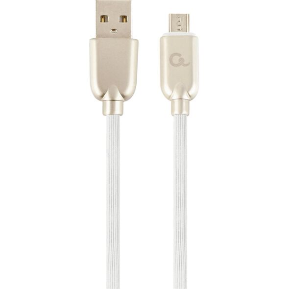 Kabel USB Gembird USB-A - microUSB 2 m Biały (CC-USB2R-AMmBM-2M-W)