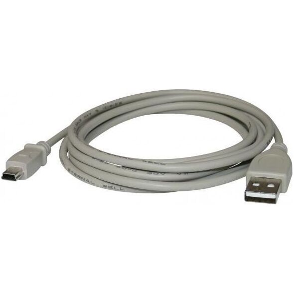 Kabel USB Logo USB-A - microUSB 2 m Czarny (9245)