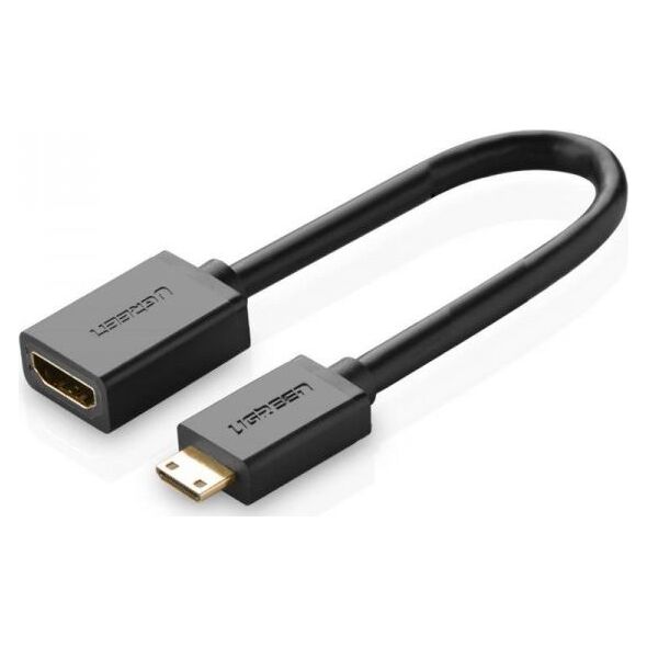 Adapter AV Ugreen HDMI Mini - HDMI czarny (UGR307BLK)