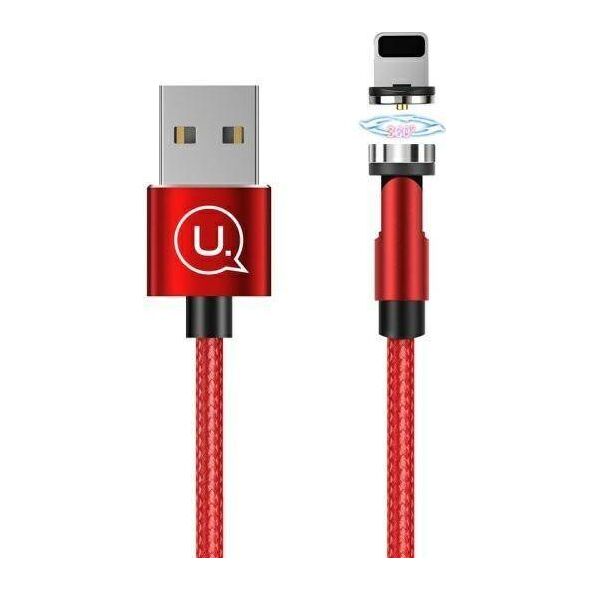 Kabel USB Usams USB-A - Lightning 1 m Czerwony (109578)