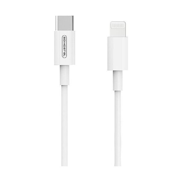 Kabel USB Somostel USB-C - Lightning 1.2 m Biały (27227)