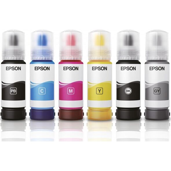 Tusz Epson Epson oryginalny ink / tusz C13T07D54A, grey, Epson EcoTank L8160, L8180