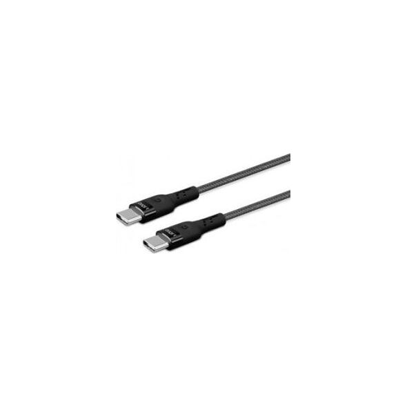 Kabel USB Savio USB-C - 1 m Czarny (SAVIO-CL150)