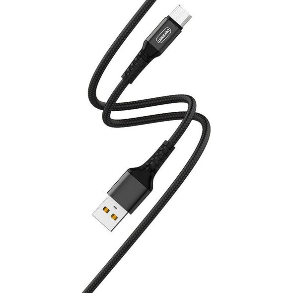 Kabel USB Denmen USB-A - microUSB 1 m Czarny (29356)