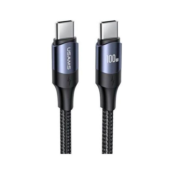 Kabel USB Usams USB-C - USB-C 2 m Czarny (6958444973340)