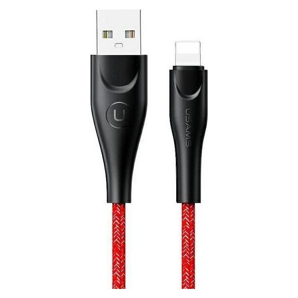 Kabel USB Usams USB-A - Lightning 3 m Czerwony (6958444983592)