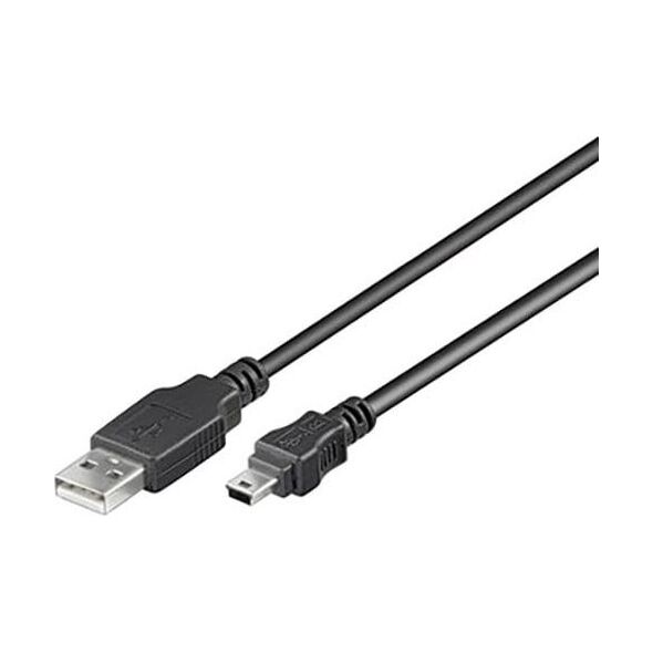 Kabel USB PremiumCord USB-A - miniUSB 2 m Czarny (ku2m2a)