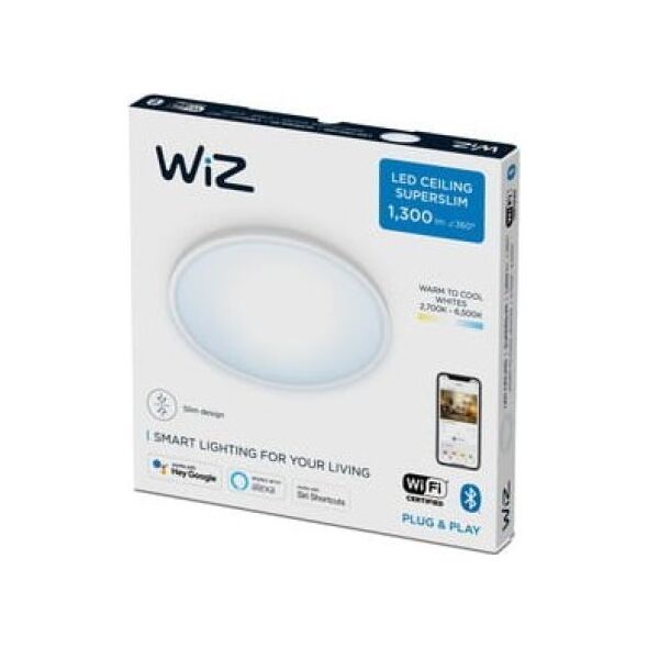 Lampa sufitowa WiZ Plafon sufitowy LED WIZ 14W SUPERSLIM okrągły  [318|13]