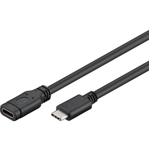 Kabel USB PremiumCord USB-C - USB-C 1.5 m Czarny (ku31mfa015)