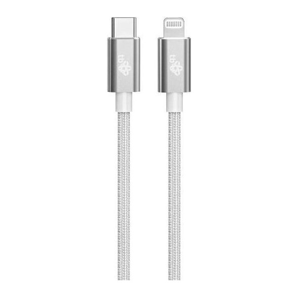 Kabel USB TB Energy USB-C - Lightning 1 m Srebrny (AKTBXKUAMFICS1V)