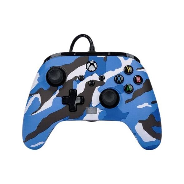 Pad PowerA PowerA Xbox Series Pad przewodowy Enhanced Blue Camo