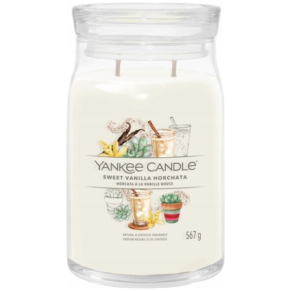 Yankee Candle Yankee Candle Signature Sweet Vanilla Horchata Świeca Duża 567g