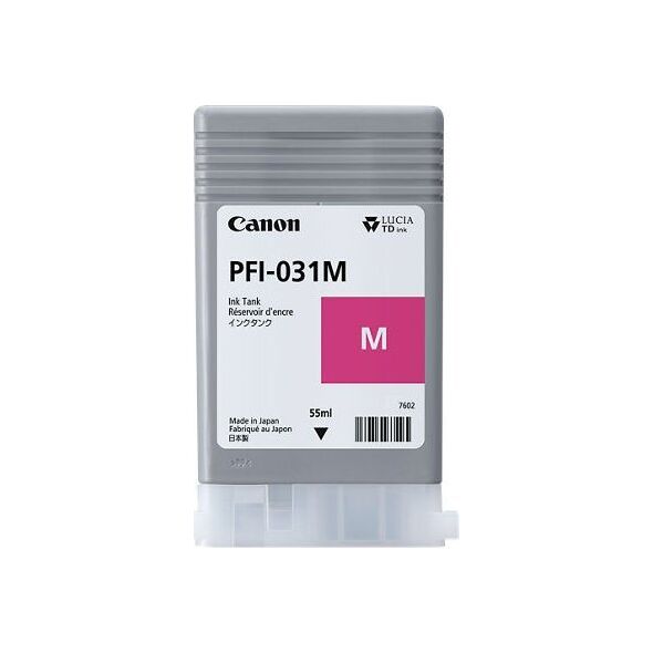 Tusz Canon Canon CARTRIDGE PFI-031 M purpurová pro imagePROGRAF TM-240 a TM-340