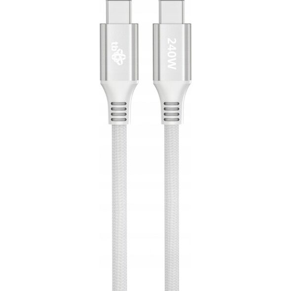 Kabel USB TB USB-C - USB-C 1 m Biały (AKTBXKUCCOSI10W)