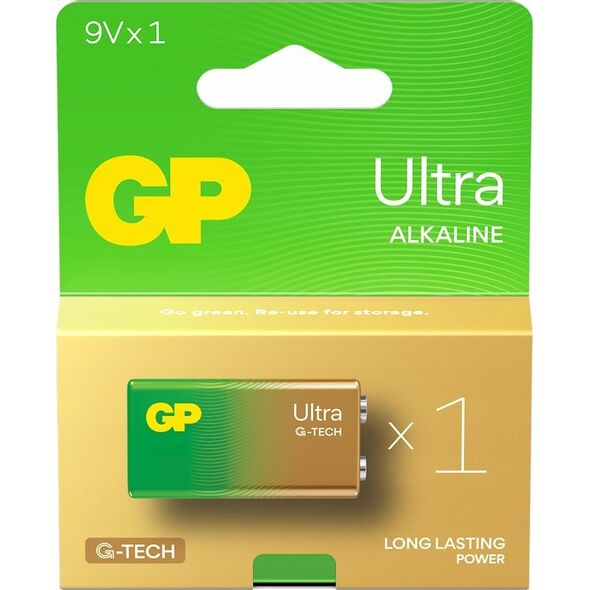 GP Bateria Ultra Alkaline 6LR61 1 szt.