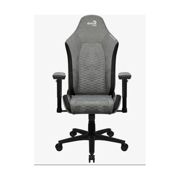 Fotel Aerocool Fotel AEROCOOL CROWN AeroSuede Stone Grey