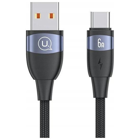 Kabel USB Usams USB-A - USB-C 1.2 m Czarny