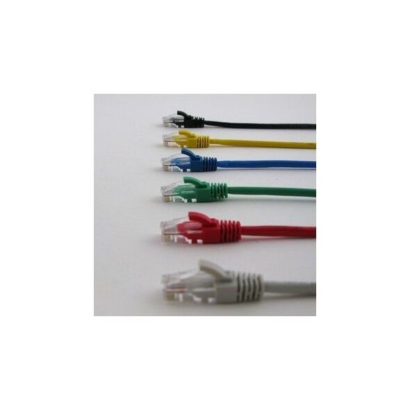 NetRack patchcord RJ45, osłonka zalewana, kat. 6 UTP, 2m czarny (BZPAT26K)