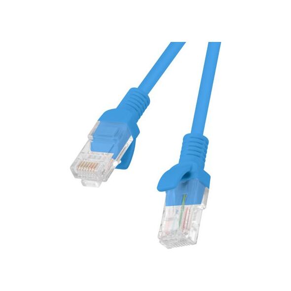 Lanberg Patchcord, Cat6, nieekranowany, 1.5m, niebieski (PCU6-10CC-0150-B)