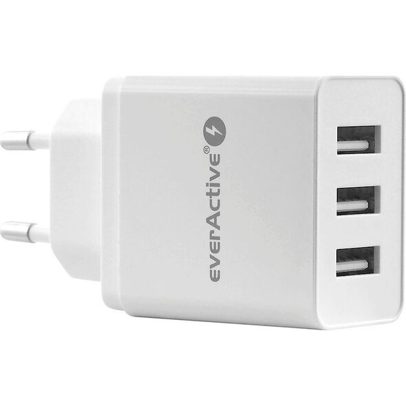 Ładowarka EverActive SC-300 3x USB-A 3.4 A (SC300)