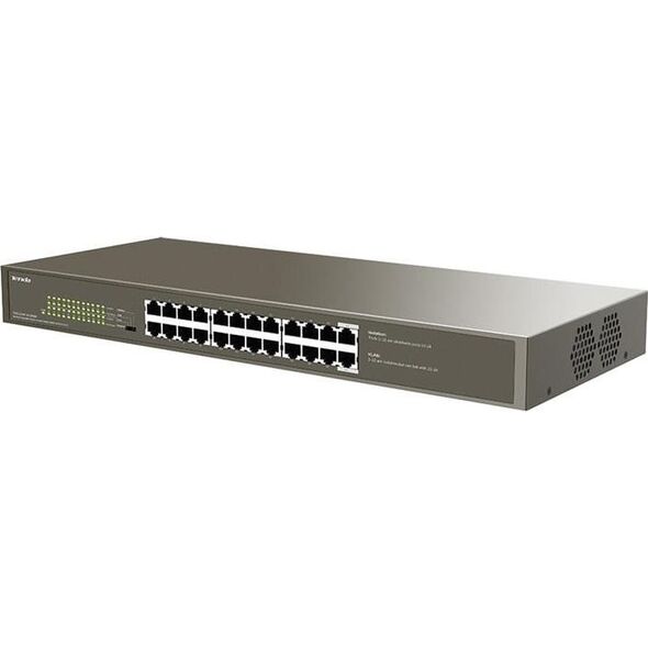 Tenda Switch Rack Tenda TEG1124P-24-250W (24x 10/100/1000Mbps)