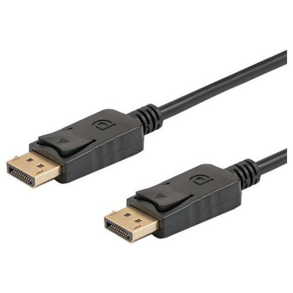 Kabel Savio DisplayPort - DisplayPort 2m czarny (SAVIO CL-136)