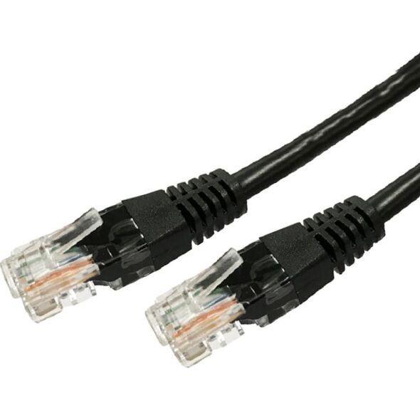 TB Print RJ45 - RJ45 5e UTP 7.5m czarny (AKTBXKS5UTP750B)