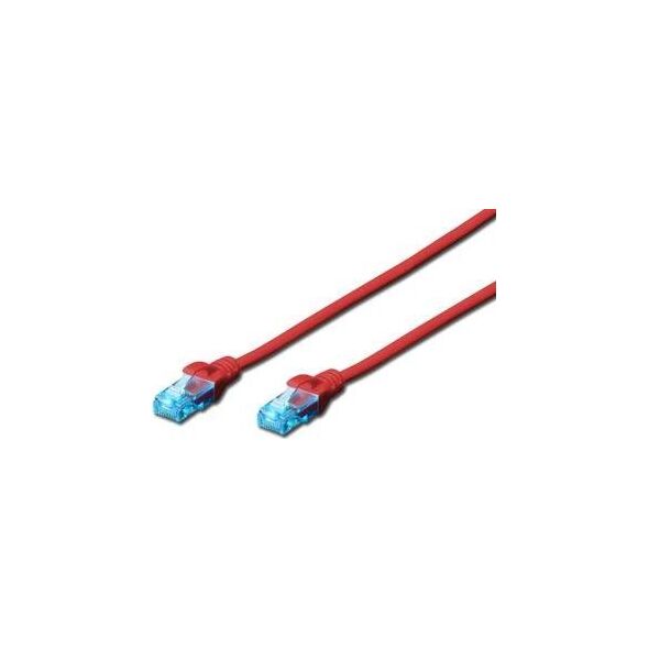 Digitus Kabel Digitus patch-cord UTP, CAT.5E, rot, 7,0 m, 15 LGW