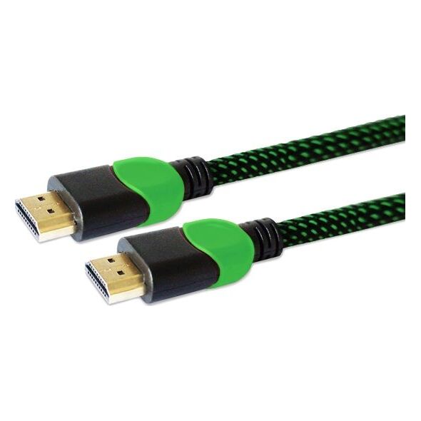 Kabel Savio HDMI - HDMI 1.8m zielony (GCL-03)