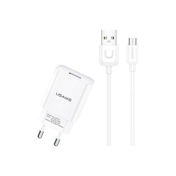 Ładowarka Usams T21 1x USB-A 2.1 A (63923-uniw)