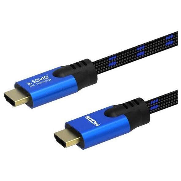 Kabel Savio HDMI - HDMI 1.8m czarny (SAVIO CL-142)