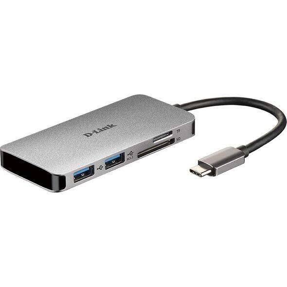 Stacja/replikator D-Link 6w1 USB-C (DUB-M610)