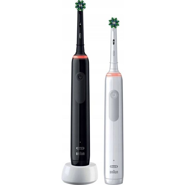 Szczoteczka Oral-B Pro 3 3900 Duo 2 szt. White/Black