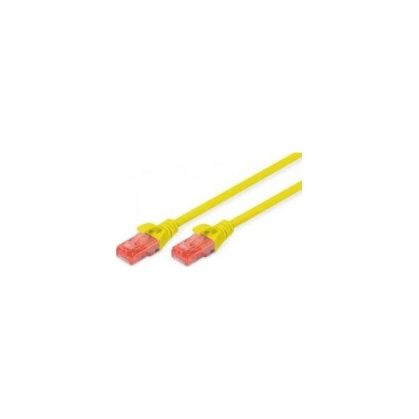 Digitus DIGITUS CAT 6 UTP patch cable PVC AWG 26/7 length 7m Color yellow