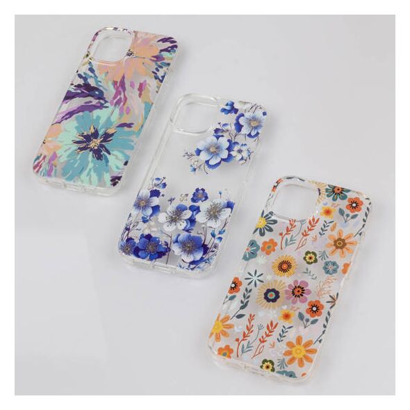 Case SAMSUNG GALAXY A14 4G / 5G IMD Print Case Floral transparent 5904161148944