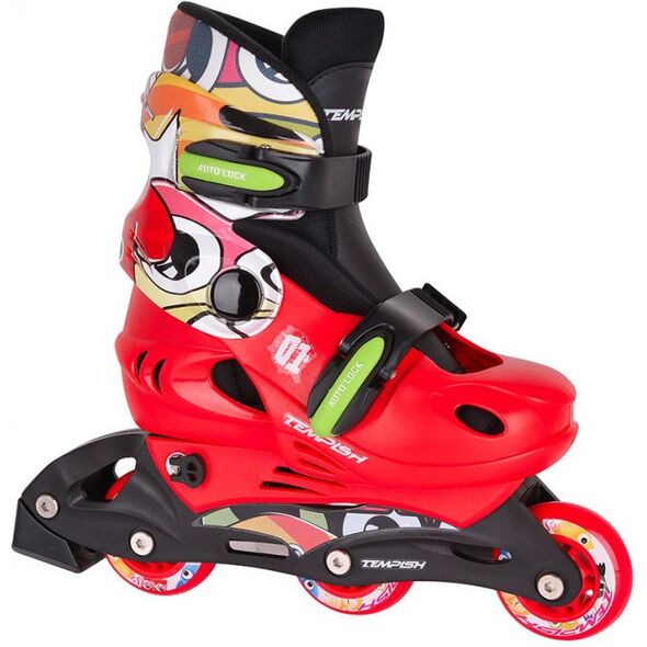 Rolki Tempish Baby Skate rekreacyjne regulowane czerwone r. 34-37