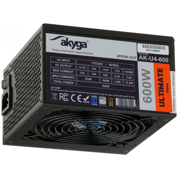 Zasilacz Akyga Ultimate 600W (AK-U4-600)