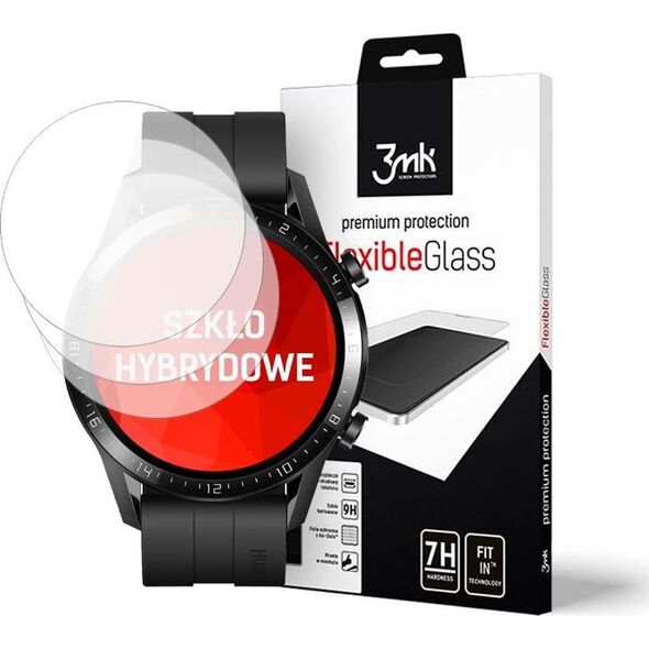 3MK Szkło hybrydowe FlexibleGlass Huawei Watch GT 2 46mm LTN-B19