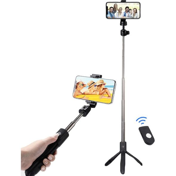 Selfie stick Selfie Stick - K05 - Black uniwersalny