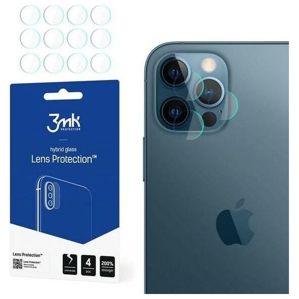 3MK Szkło ochronne na obiektyw aparatu Lens Protect iPhone 12 Pro 4szt.