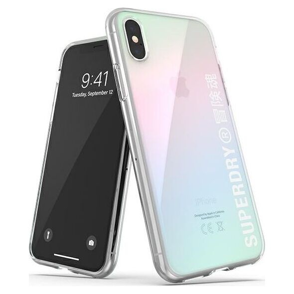 Superdry SuperDry Snap iPhone X/Xs Clear Case Gra dient 41584