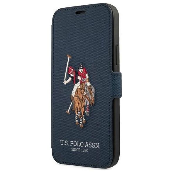 U.S. Polo Assn US Polo USFLBKP12MPUGFLNV iPhone 12/12 Pro 6,1" granatowy/navy book Polo Embroidery Collection