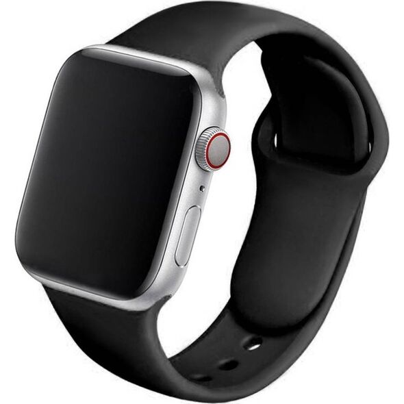 Strado Pasek silikonowy opaska do Apple Watch 7 41mm (Czarna) uniwersalny