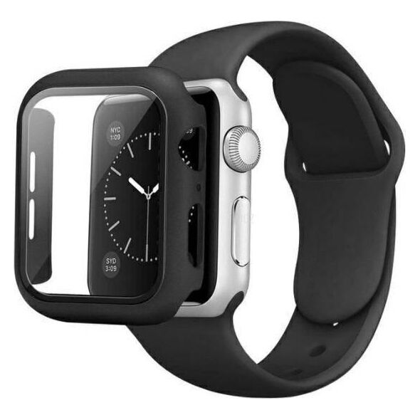 Beline Beline pasek Apple Watch Silicone 42/44/45mm black colour + case