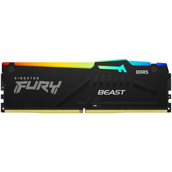 Pamięć Kingston Fury Beast RGB, DDR5, 32 GB, 5600MHz, CL40 (KF556C40BBA-32)