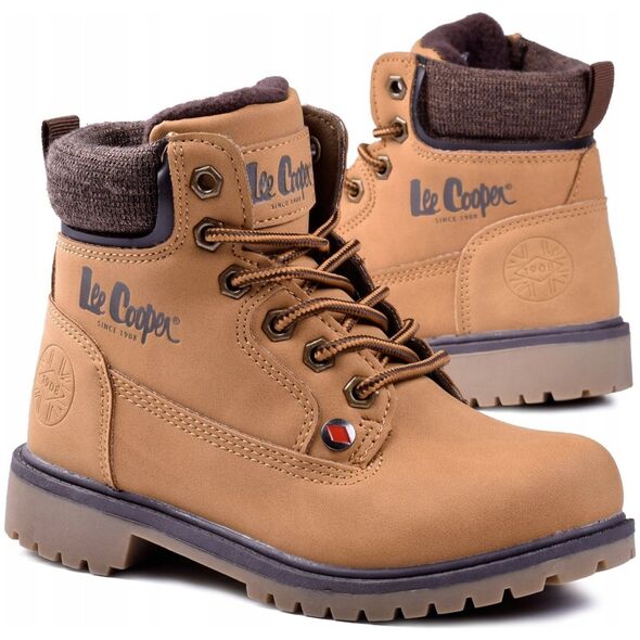 Lee Cooper Buty trekkingowe dziecięce LCJ-22-01-1490K CAMEL r. 28