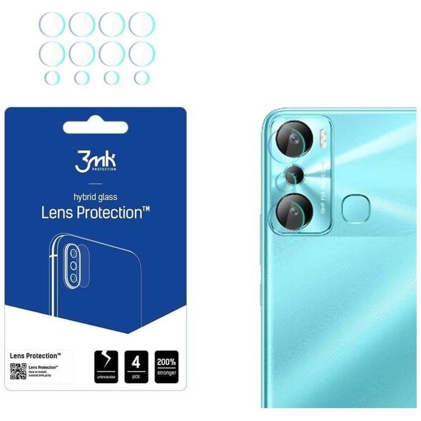 3MK 3MK Lens Protect Infinix Hot 20 Ochrona na obiektyw aparatu 4szt