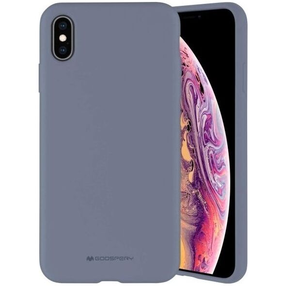 Mercury MERCURY SILICONE CASE IPHONE 15 PRO MAX (6.7), LAVENDER GRAY / LAWENDOWY